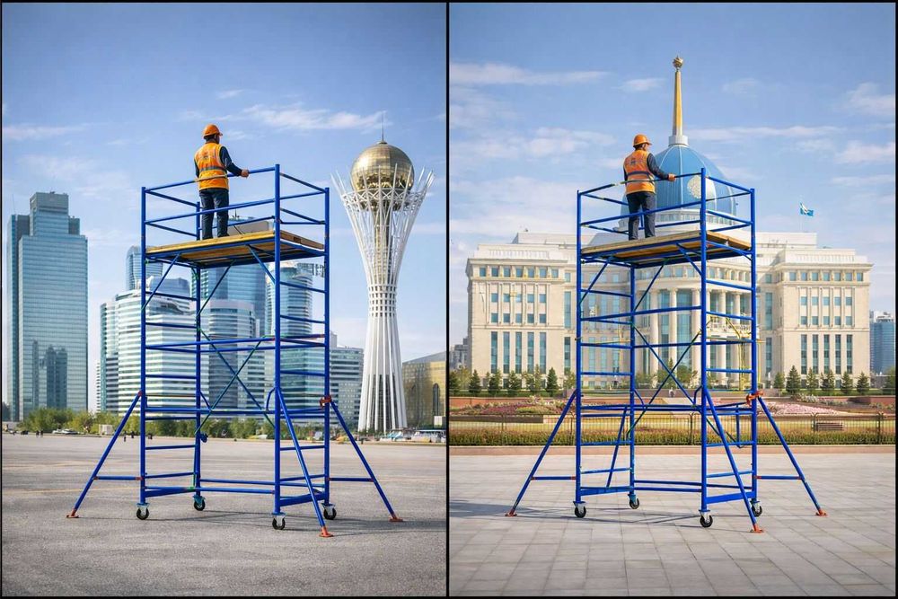 Леса Строительные и Вышка тура на колесах