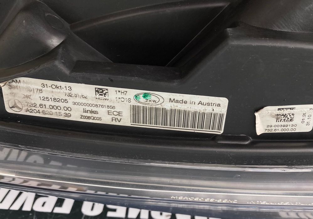 Фарове far Led фар за Мерцедес ГЛК фейс Mercedes GLK W204 facelift