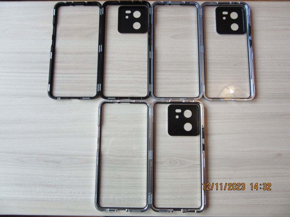 Xiaomi 13T Pro / 13 / Двоен 360 магнитен кейс камера протектор