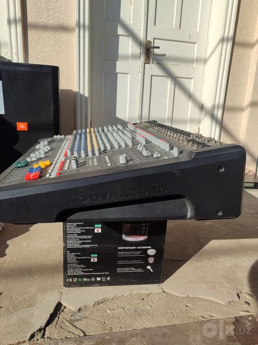 Микшер Dynacord Power Mate+ колонки JBL SRX715