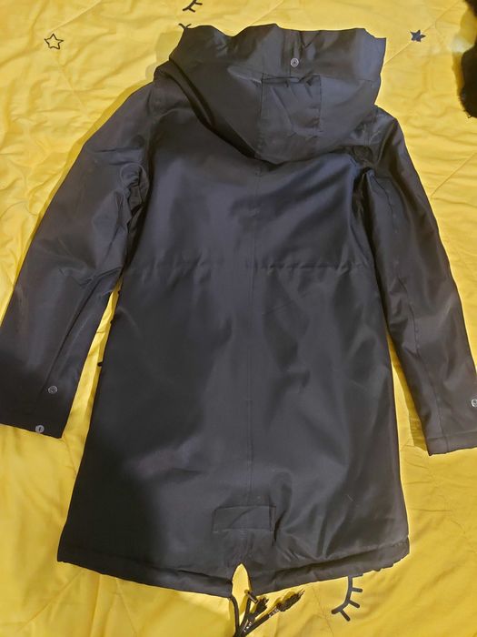 Парка яке, черна, размер S