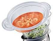 Aparat de gatit cu aburi Philips HD9140/91, 900 W, Timer, Negru