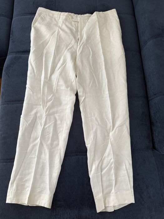 Официален ленен мъжки костюм