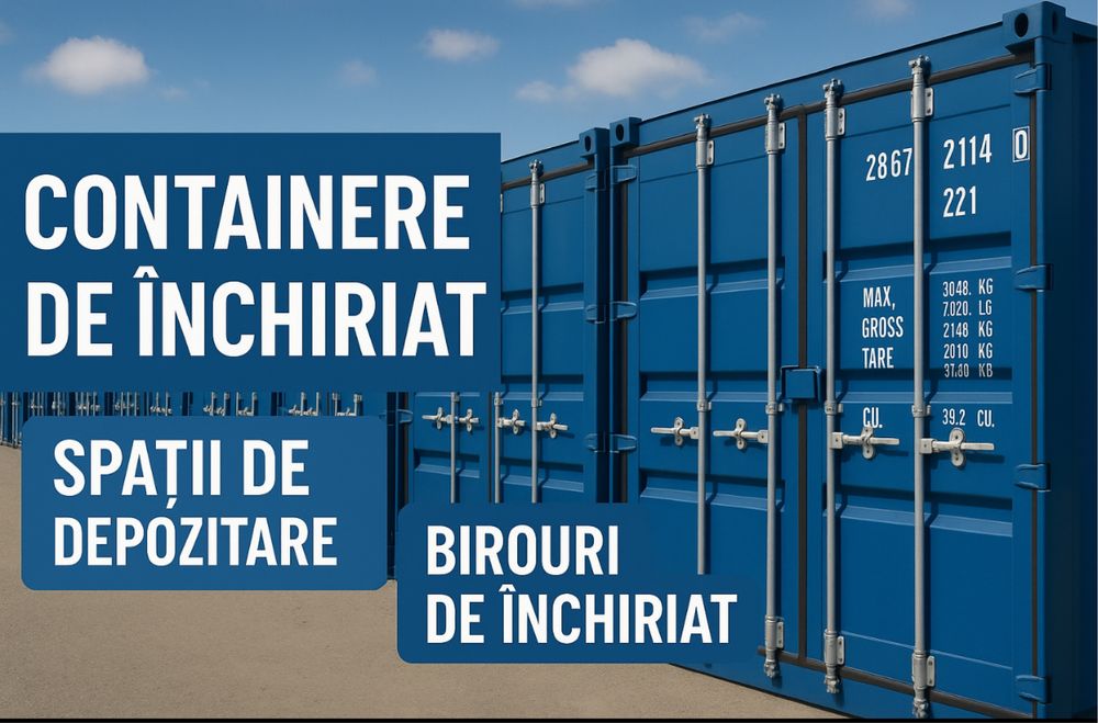 Boxe depozitare Container de inchiriat Spatii depozit