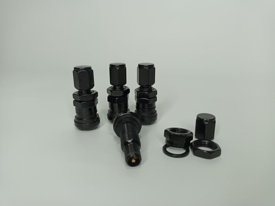 Valve jante valva roti valve scurte negre, 3cm