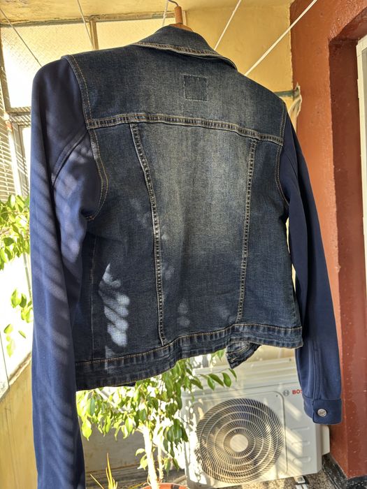 Дамско дънково яке