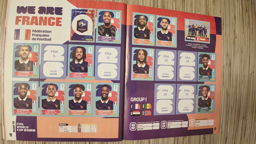 Album stickere Panini Cupa Mondiala SUA 2026,