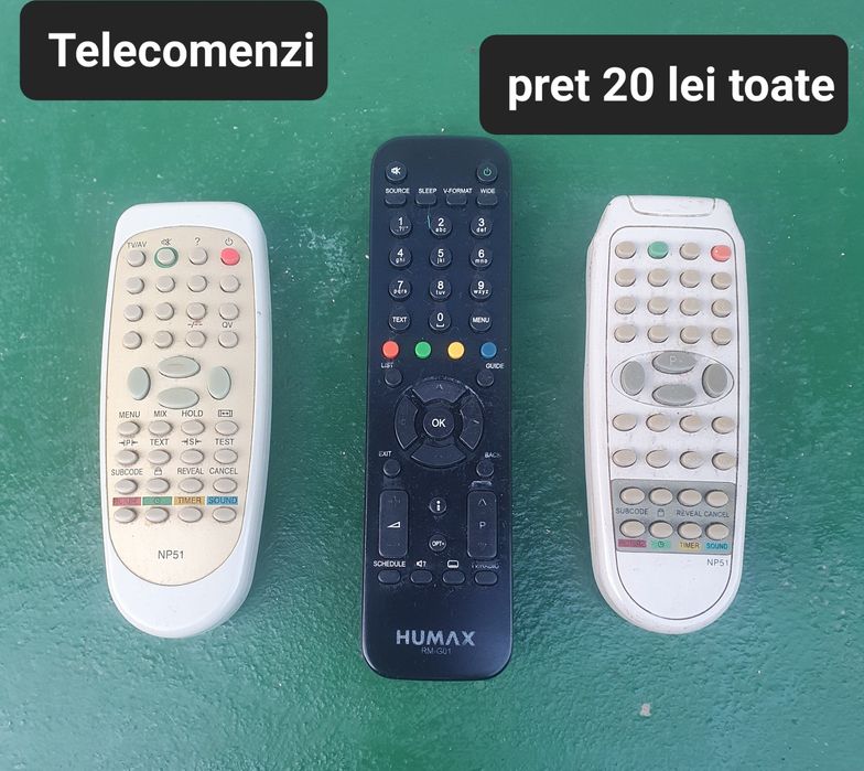 Telecomenzi Tv ( 3 la pret de una )
