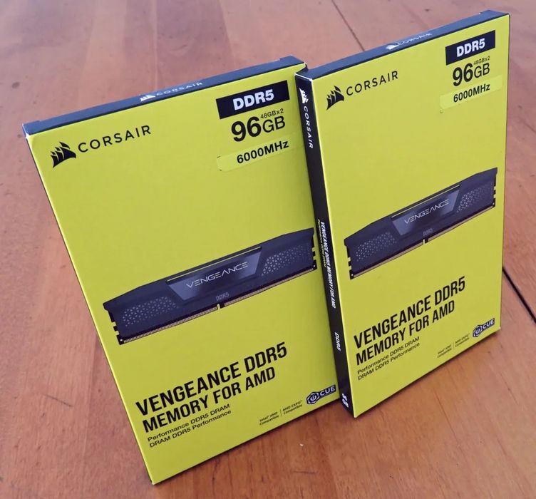 Corsair Vengeance RGB DDR5 96GB 2*48GB 6000MHz