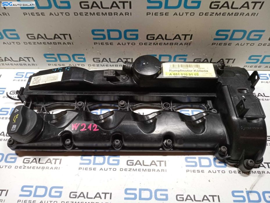 Capac Culbutori Chiulasa Chiuloasa Motor Mercedes Clasa ML Class ML W166 2011 - 2015 Cod A6510100230 A6510109103 A6510104309 [M4935]