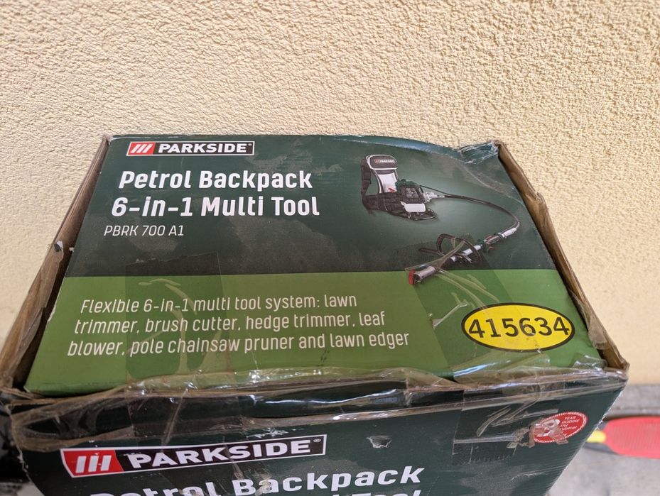 Parkside multi tool 6 in 1 motocoasa  pbrk 700 a1 2 cp noua sigilata