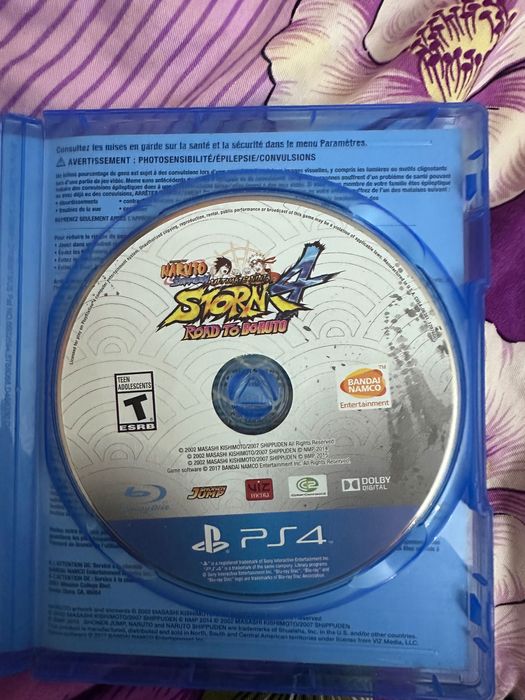 Диск play station naruto storm 4