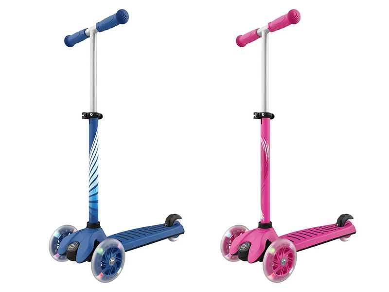 НОВИ! Тротинетка с LED колела ДВА ЦВЯТА 50кг