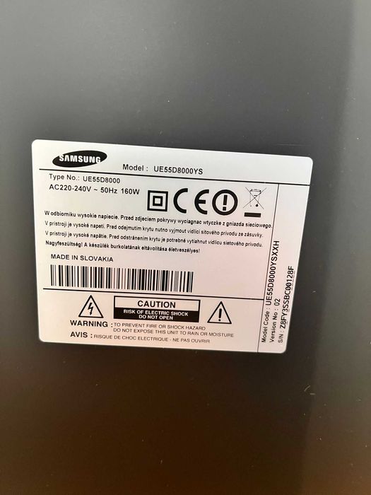 TV Samsung LED Smart 55” – UE55D8000YS – funcțional – 700 lei