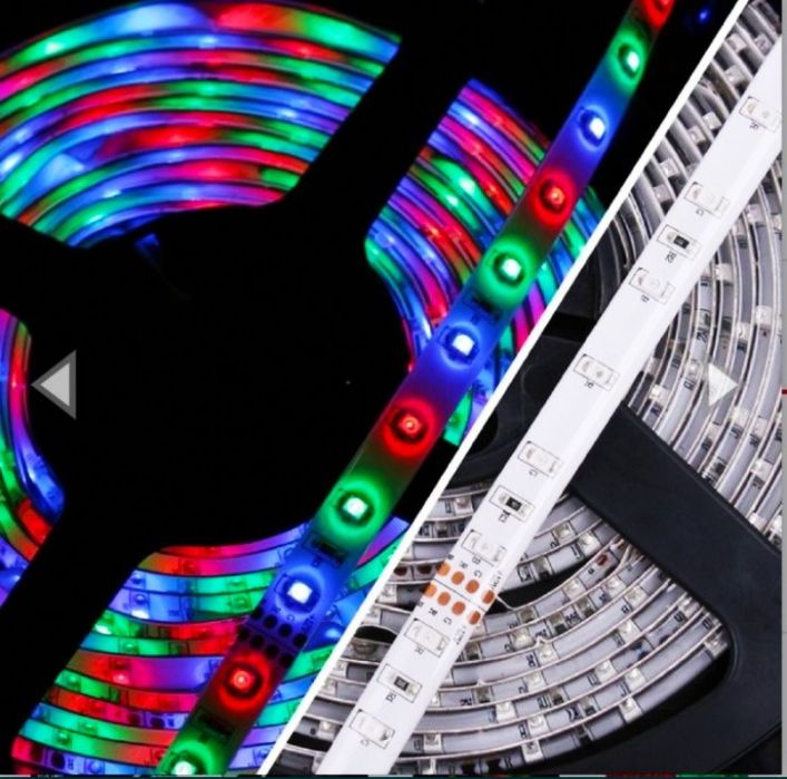 LED лента 5 метра, Многоцветна