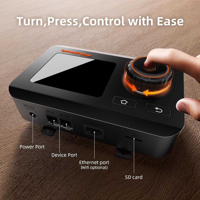 Spider Farmer Kit crestere plante indoor, Reglaj Automat