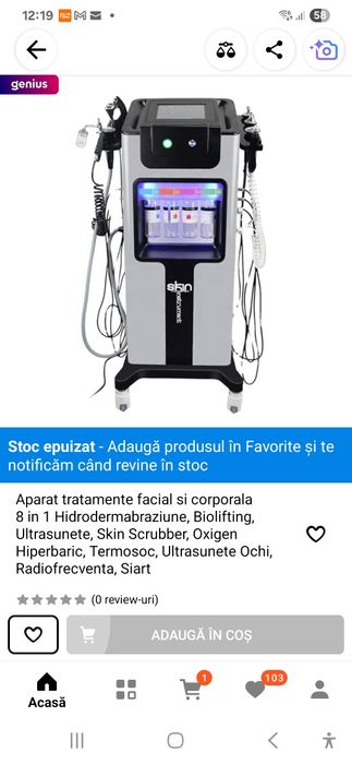 Nouă! Sigilată! Combina Hidrafacial 11 in 1