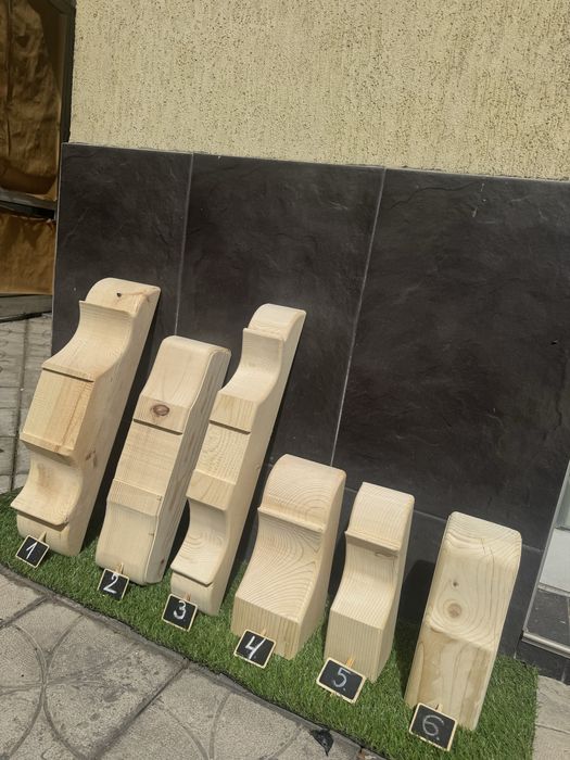 Дървени капители и конзолки за навеси и барбекюта