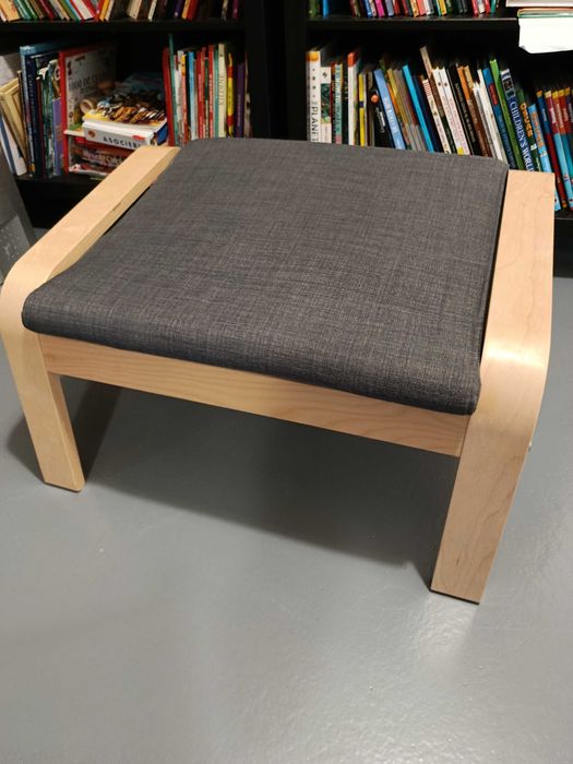 POÄNG
Poang Taburet, furnir mesteacăn/Skiftebo gri închis