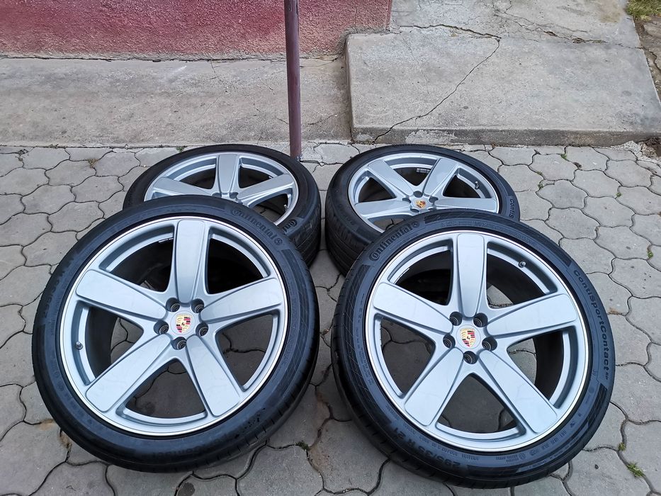 Jante aliaj originale Porsche Macan R21,anvelope Vara Continental 2021