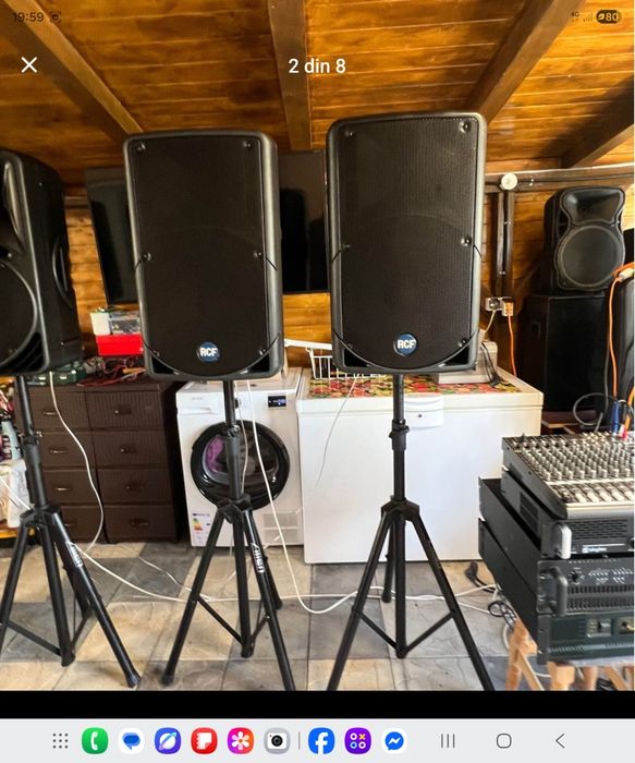 Vand boxe rcf pe 15 si basi pe 18.Am si electrovoice si rcf mk4