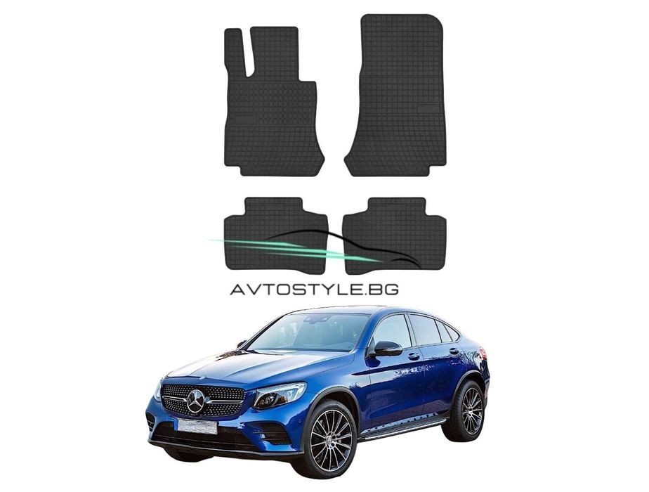 Гумени стелки за Mercedes GLC Coupe C253,2016-2023 г.,Frogum - El Toro