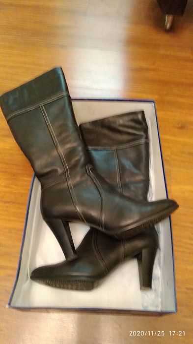 Сапоги кожаные...