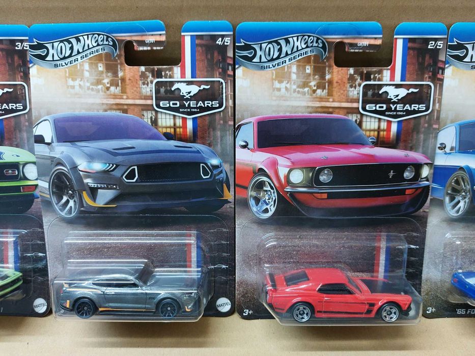 Колички Hot Wheels FORD MUSTANG / Хот Уилс - 7 модела / 021