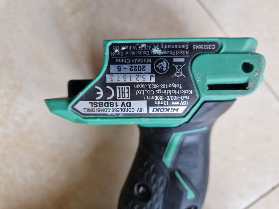 Hikoki DV 18 DBSL , Hitachi DS 18 DL 2 - masini de gaurit si insurubat