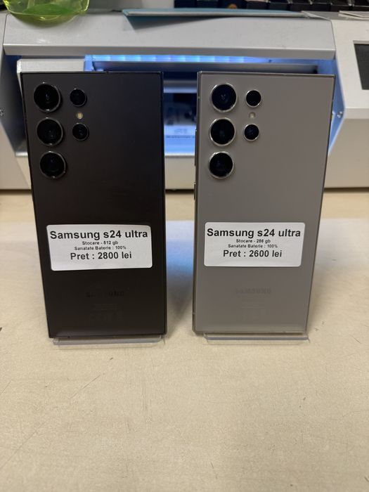 Samsung s24 ultra / 512 gb / 12 gb ram / 100% baterie / impecabil ca nou / garantie