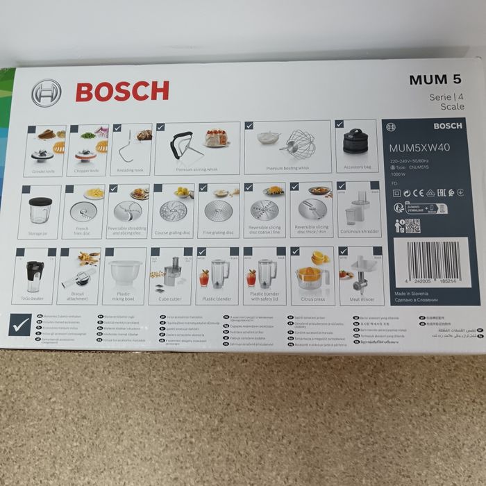 Robot bucătărie Bosch mum5xw40