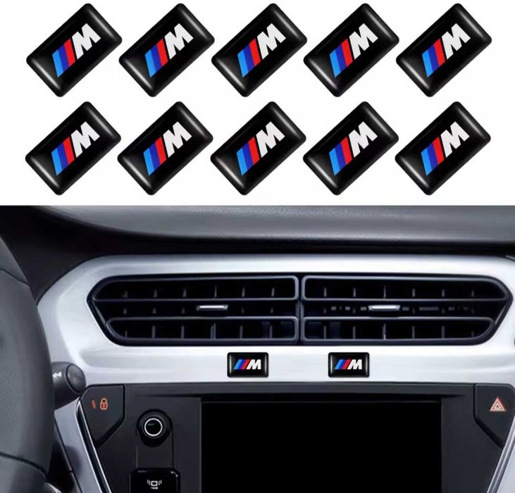 3Д “М” стикери за джанти, волани и други за БМВ BMW 3D