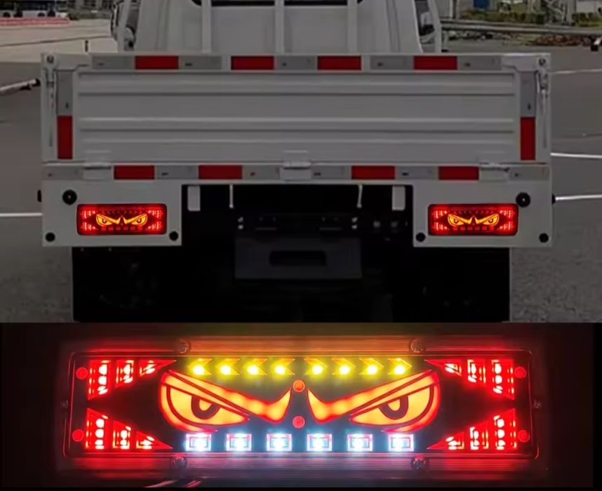 Set 2 Stopuri Spate LED 12V - 24V pentru Camioane Remorci Autoturisme