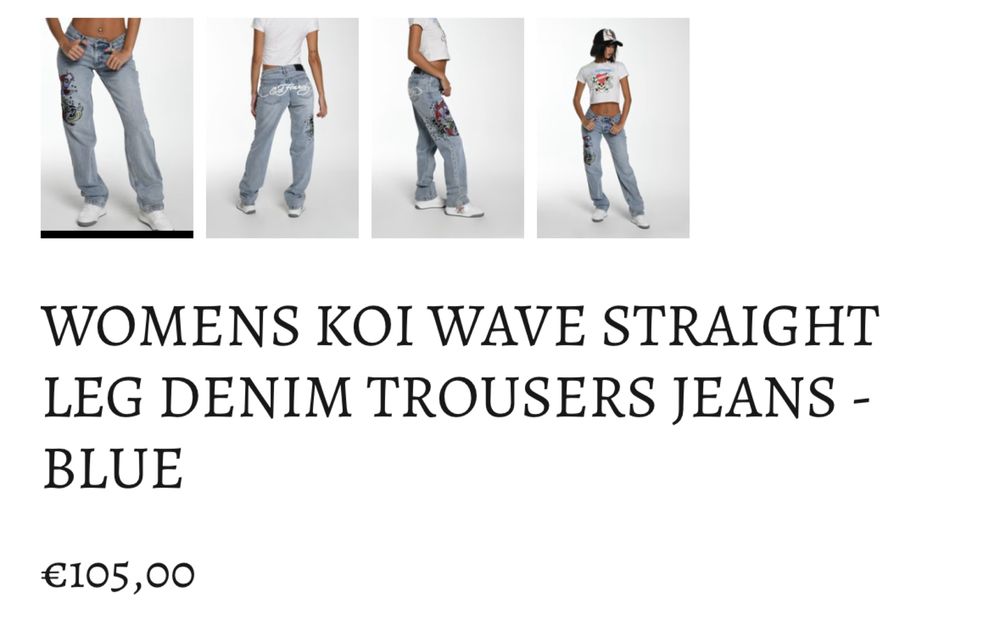 Ed Hardy by Christian Audiger дънки