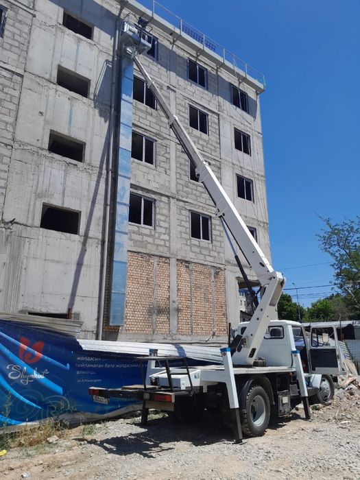 Работа автовышка