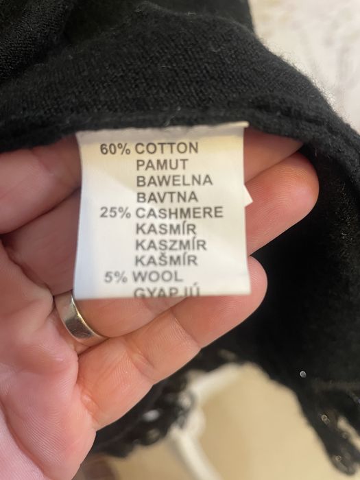 Jerseu dama din bumbac/lana si cashmere M/L