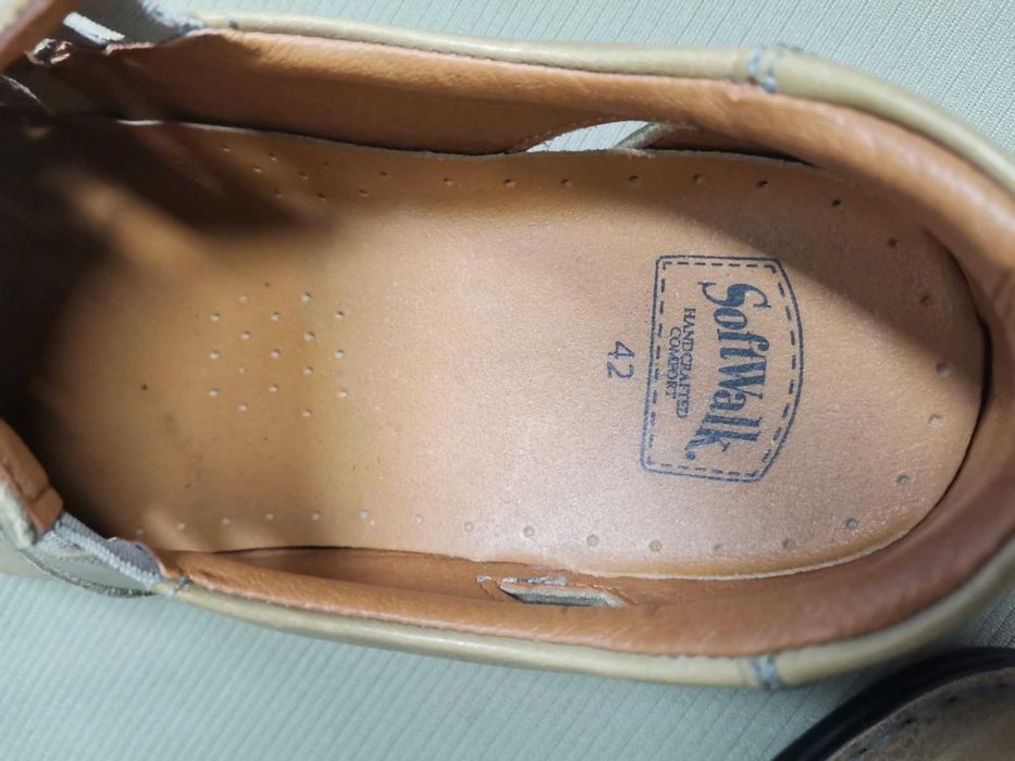 мъжки обувки SOFTWALK № 42 естествена кожа