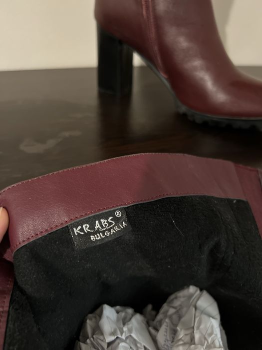 Дамски ботуши от естествена кожа