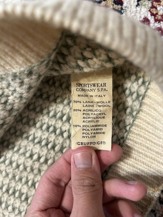 винтажный свитер cp company