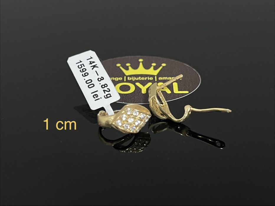 Bijuteria Royal CB : Cercei dama aur 14k 3,82 grame