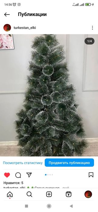 Новогодние ёлки Туркестан до дома