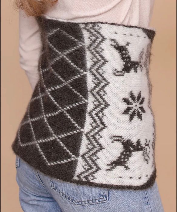 Шерстяной пояс 100% шерсть