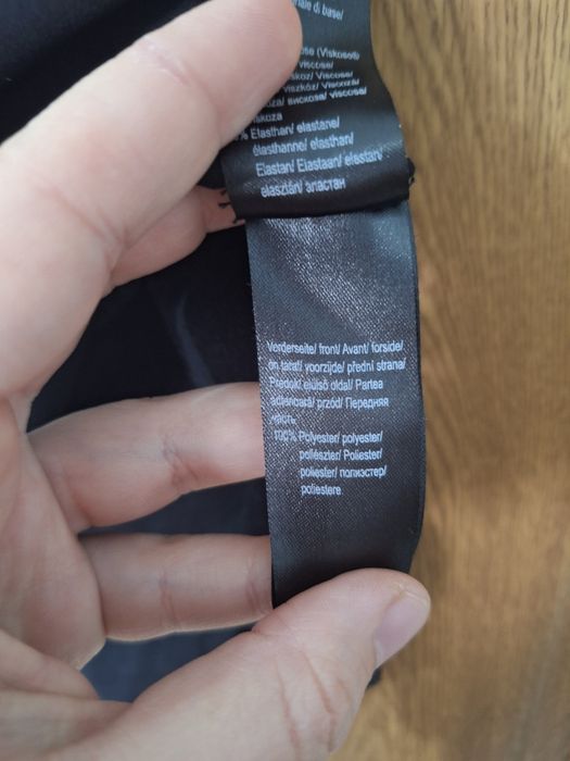 Bluza cu maneca scurta neagră, eleganta, marimea M