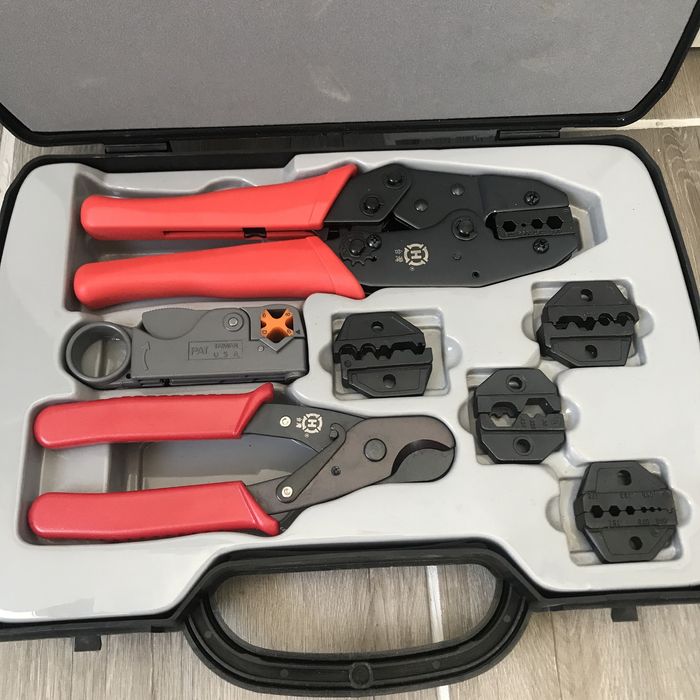 Инструменты для обжима коаксиального кабеля