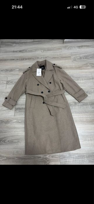 Palton dama gri nou