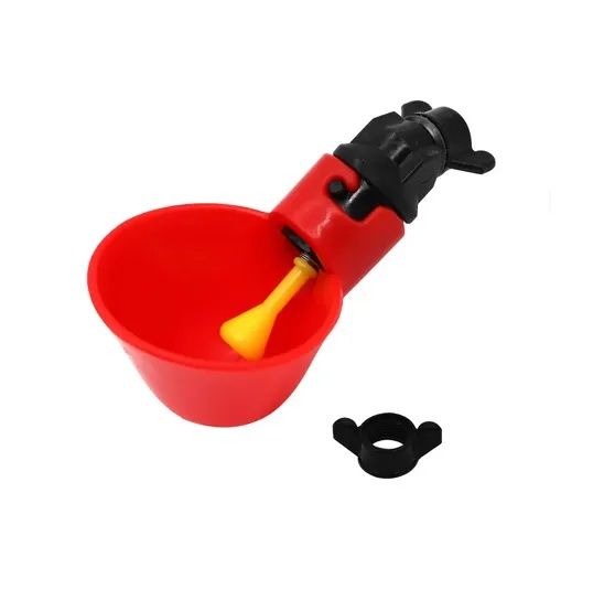 Автоматични поилки с  чашки за кокошки и други птици + гайки