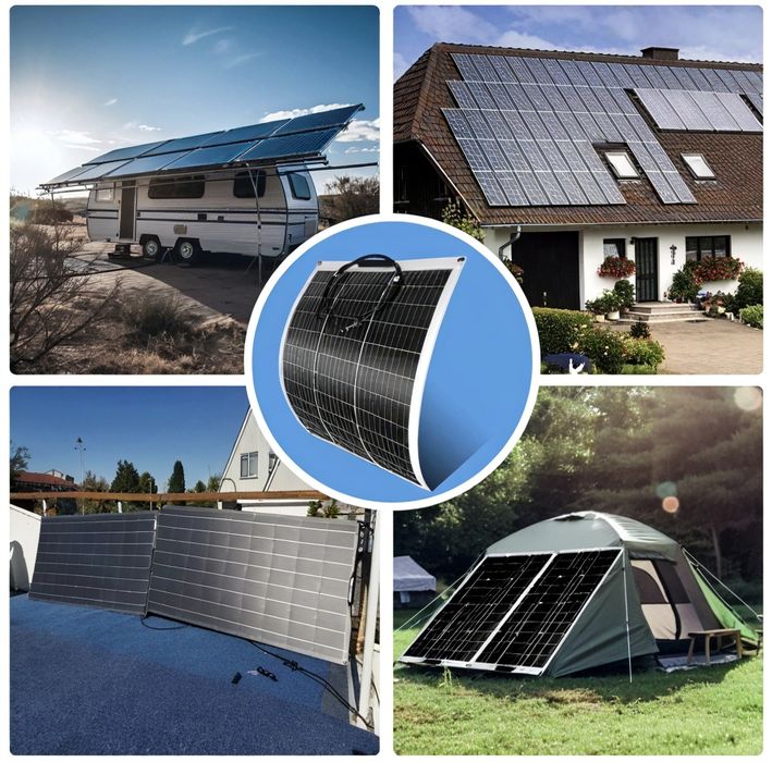 Panouri  fotovoltaice flexibile 2x100w