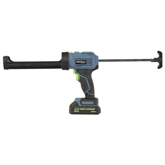 Pistol pentru silicon cu acumulator, 21V, 2500 mAh, capacitate 300 ml,