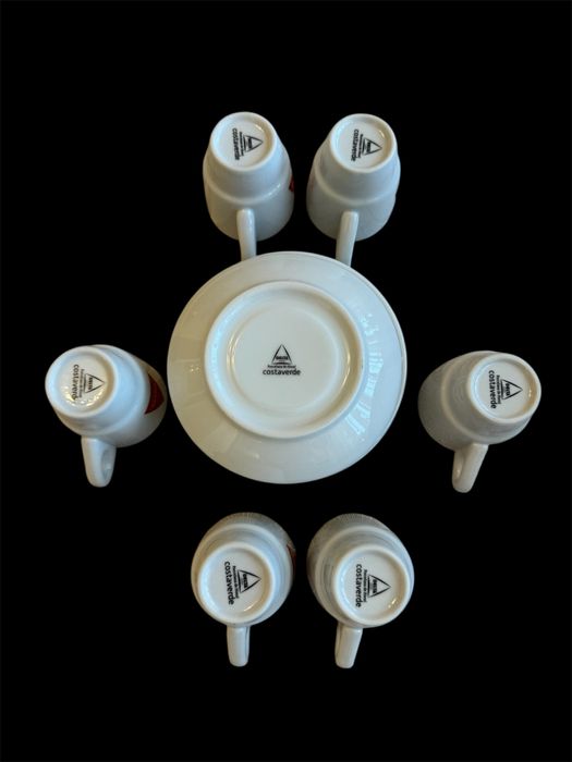 Set Cești Porțelan Delta Cafés SPAL, Costa Verde Made in Portugal -Noi