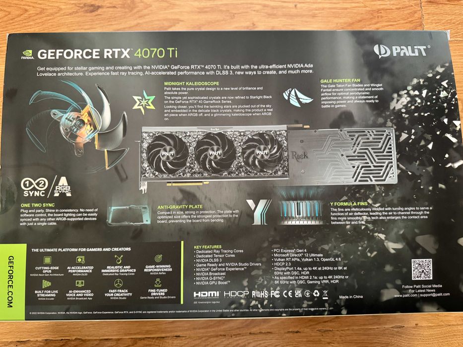 RTX 4070 Ti Palit Gamerock Premium